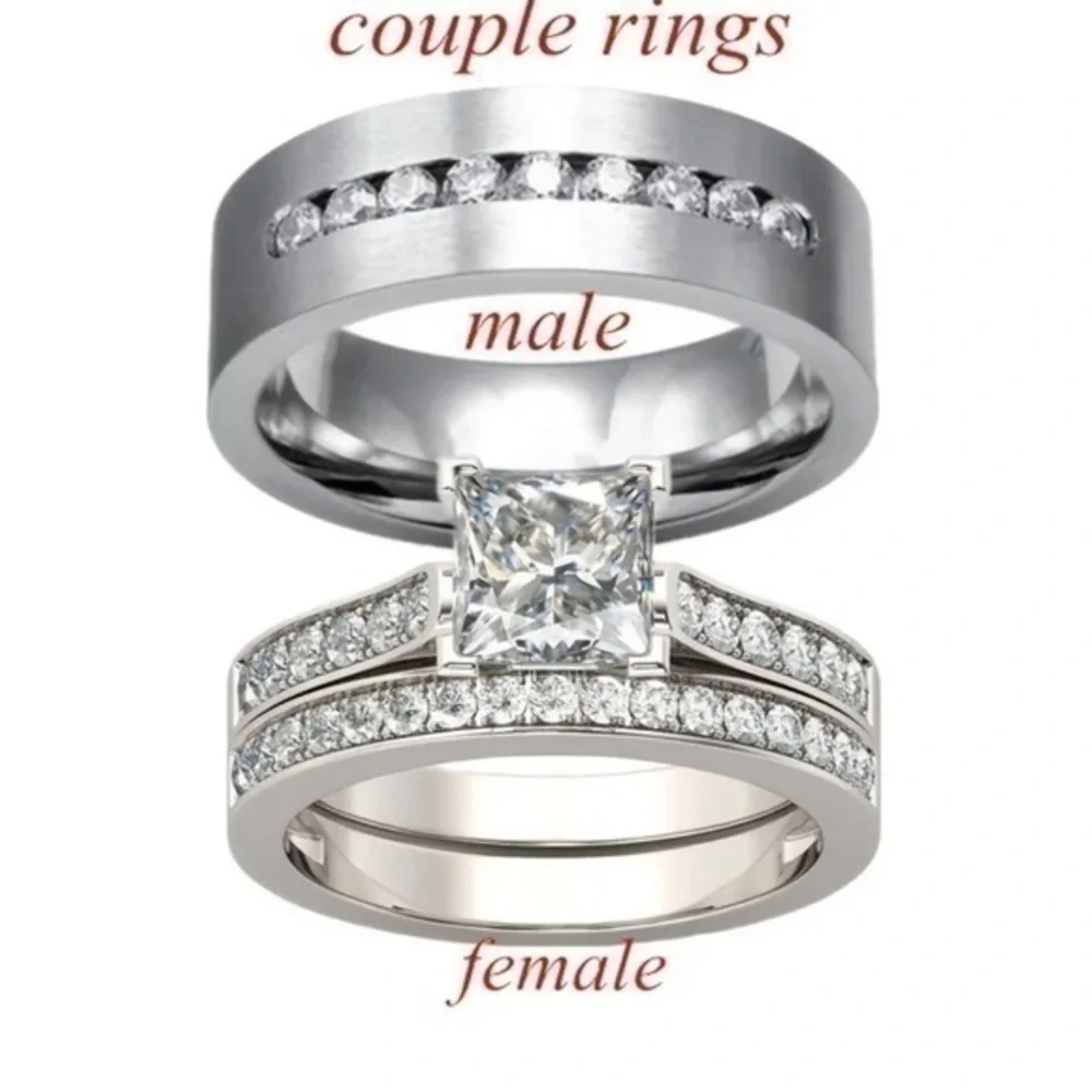 Stainless Steel Ring Unisex Band Ring